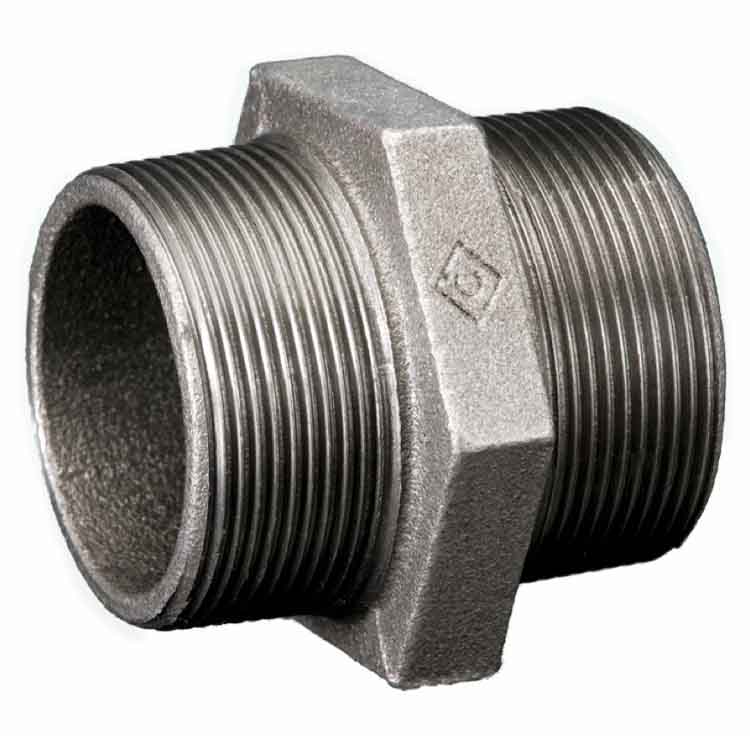 Galvanized Iron Hex Nipple